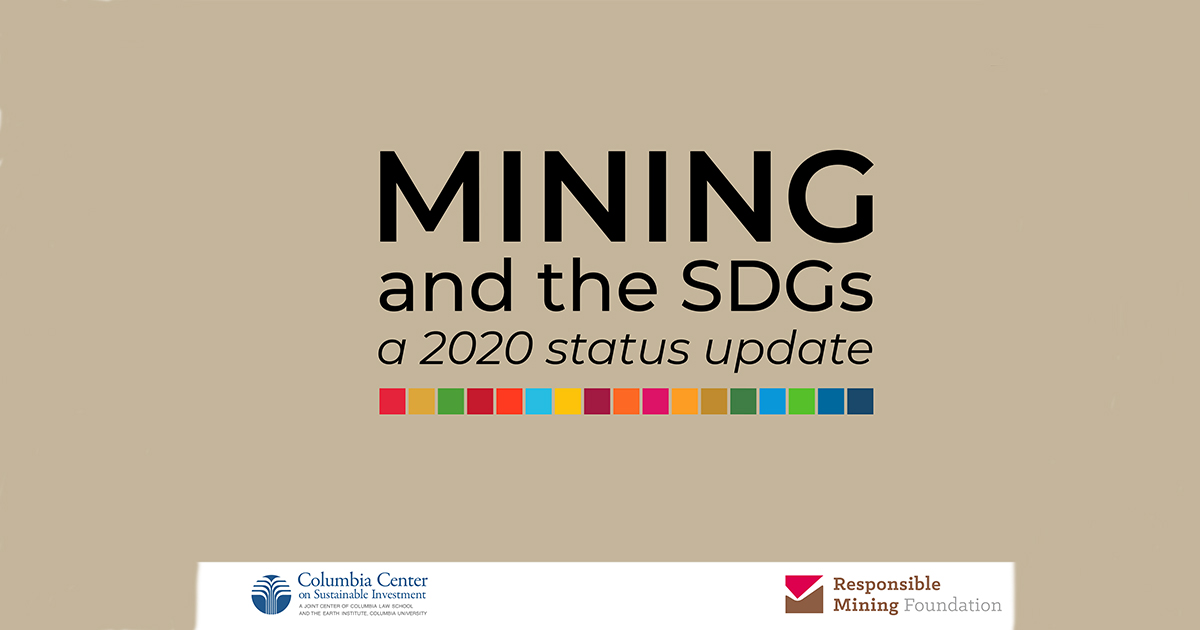 Mining and the SDGs: Huge Potential, Limited Action