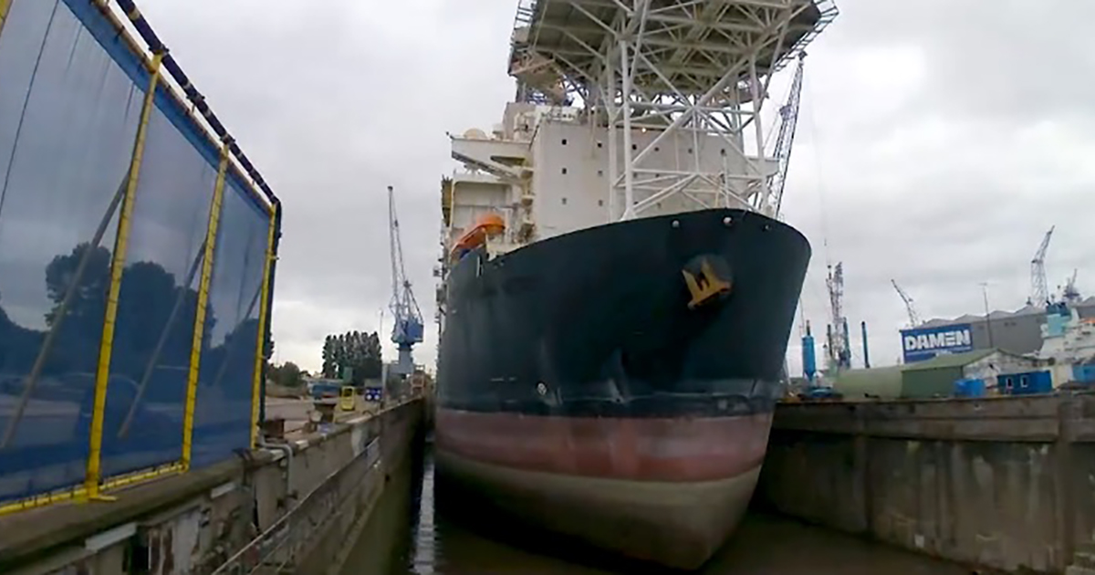 ‘Hidden Gem’ Arrives in Rotterdam to be Transformed into Nodule Collection Vessel for The Metals Company