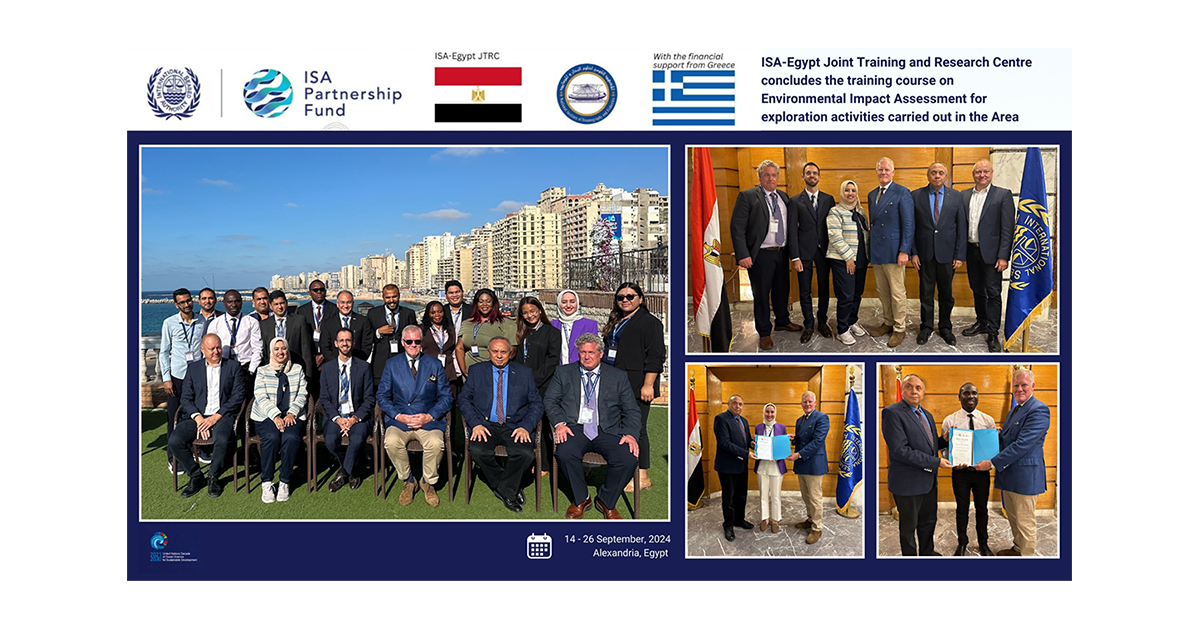 ISA Concludes Worldwide EIA Training Course for Activities Conducted in the International Seabed Area 