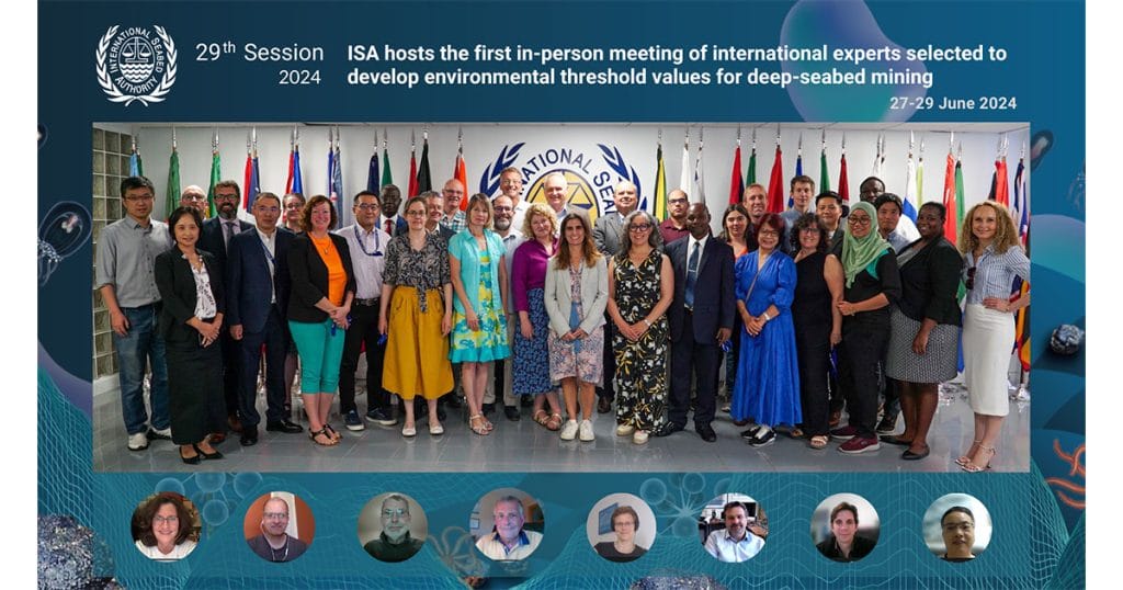 ISA Hosts Meeting To Develop Environmental Threshold Values For Deep ...