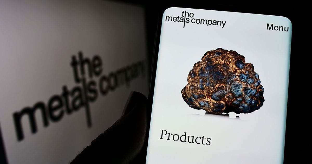 The Metals Company deep sea nodule