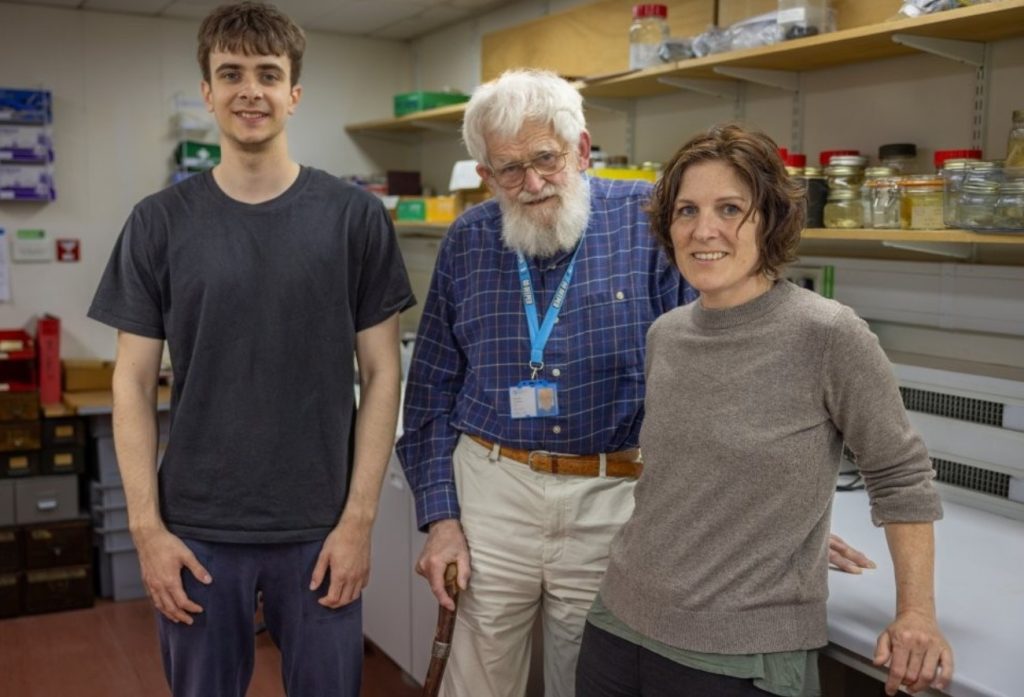 Left to right: Ben Walker, Mike Thurston, and Dr. Tammy Horton.