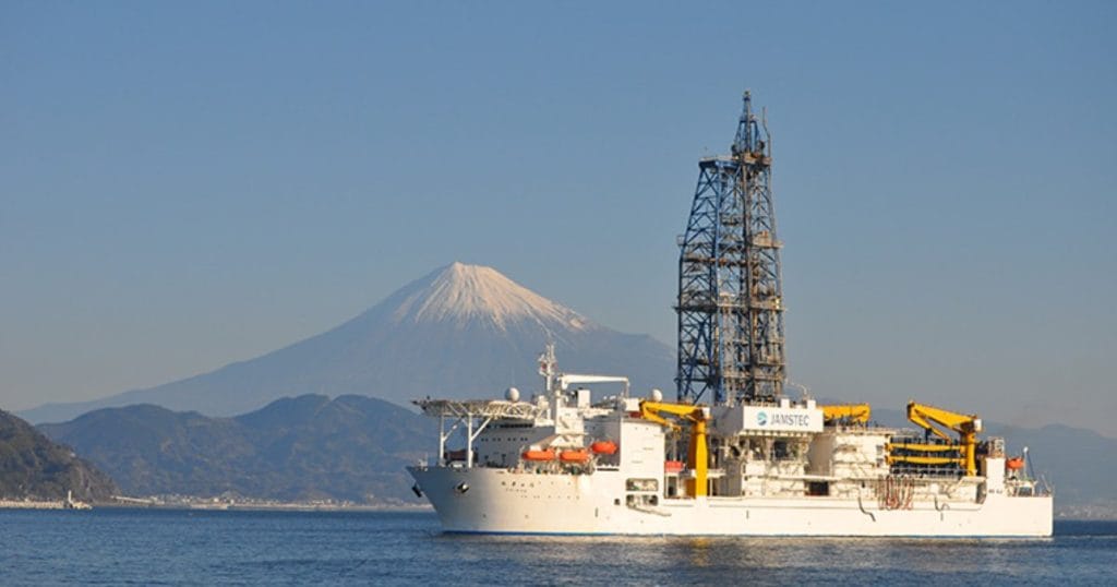 Scientific drilling vessel Chikyu. (Image credit: JAMSTEC)
