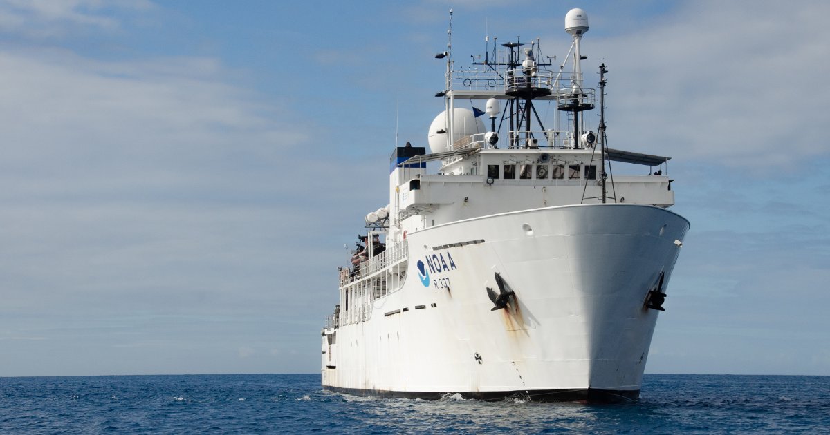 NOAA ship Okeanos Explorer. (Image credit: NOAA)